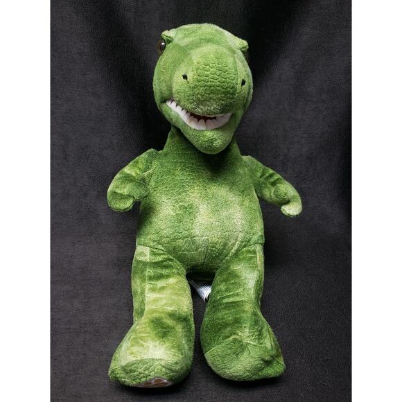 Build A Bear Green T Rex Tyrannosaurus King Dinosaur Plush Stuffed Animal BABW - Picture 2 of 9